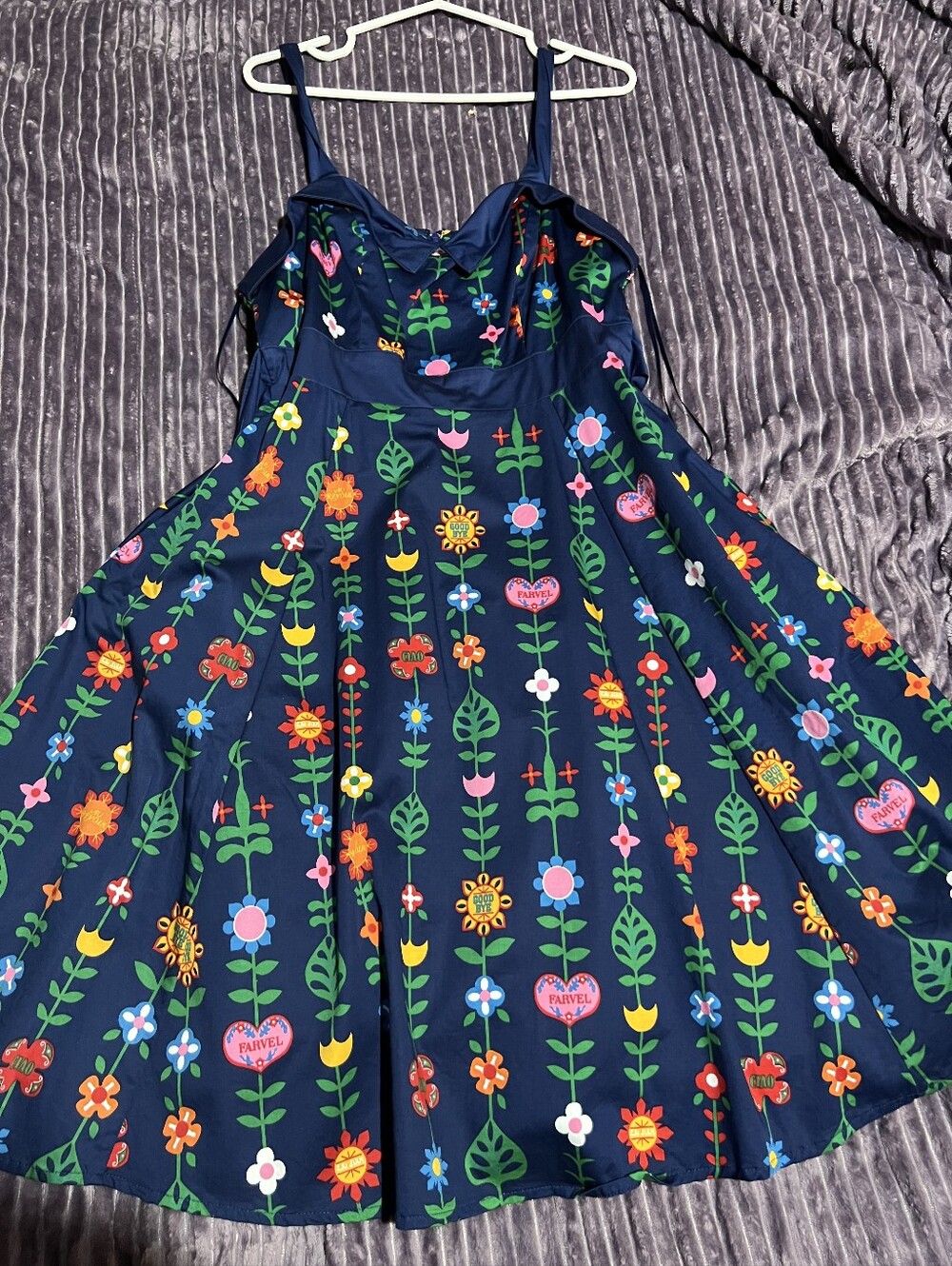 Small World Version 2 Dress